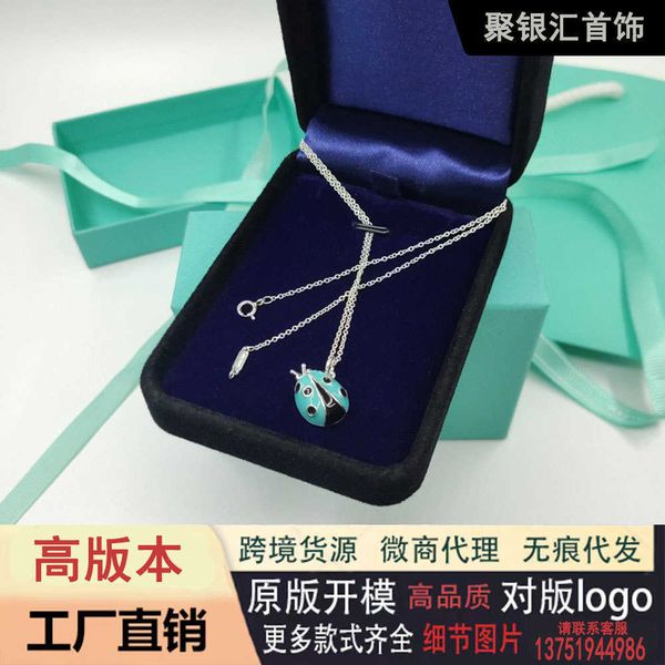 versatile tiffay tif925 silver v gold material fashion versatile popular insect lovely seven star ladybug necklace, Black
versatile tiffay tif925 silver v gold material fashion versatile popular insect lovely seven star ladybug necklace, Black