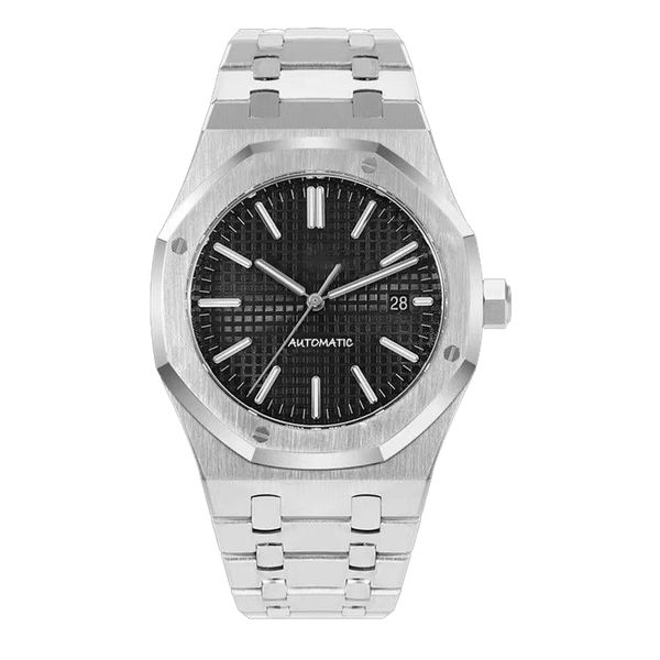 luxury fashion style mens watches automatic mechanical full stainless steel folding buckle sports wrist watch for man waterproof classic oro, Slivery;brown
luxury fashion style mens watches automatic mechanical full stainless steel folding buckle sports wrist watch for man waterproof classic oro, Slivery;brown