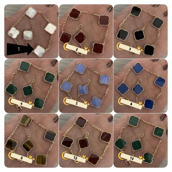 fashion jewelry designer bracelet new four-leaf clover bracelet female south simple ins five-flower fritillary luck clover bracelet girl gif, Black
fashion jewelry designer bracelet new four-leaf clover bracelet female south simple ins five-flower fritillary luck clover bracelet girl gif, Black