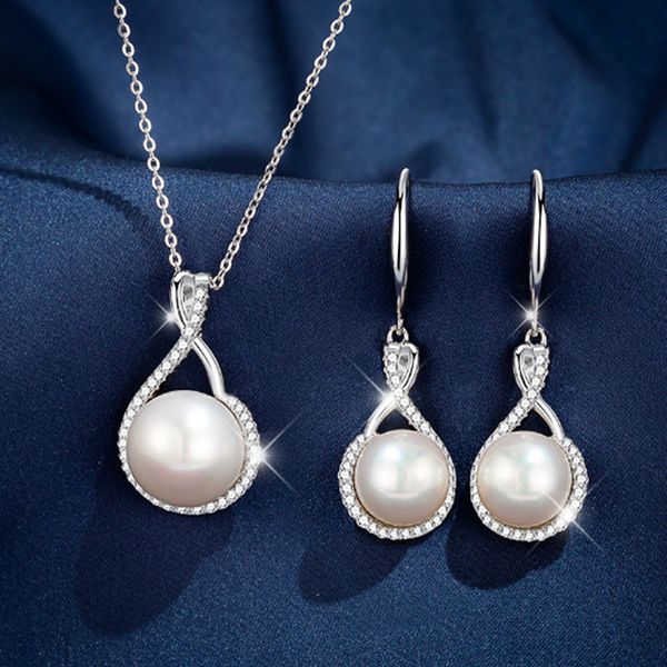 luxury women's pearl jewelry necklace ear stud pearl sete jewelry set retail and wholesale women's fine jewelry wwhite gold plated, Silver
luxury women's pearl jewelry necklace ear stud pearl sete jewelry set retail and wholesale women's fine jewelry wwhite gold plated, Silver