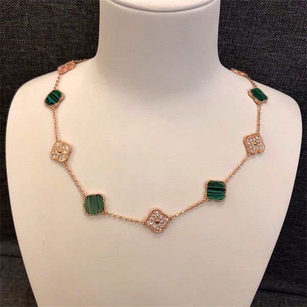 luxury brand classic designer jewelry necklace fashion plated agate10 pendant 18k rose gold silver diamond necklace for women&girl valentine
luxury brand classic designer jewelry necklace fashion plated agate10 pendant 18k rose gold silver diamond necklace for women&girl valentine