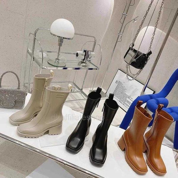 chl boots designer shoes high set rain boots autumn new high-heeled shoes anti-skid thick soled women's square head heel martin water h, Black
chl boots designer shoes high set rain boots autumn new high-heeled shoes anti-skid thick soled women's square head heel martin water h, Black