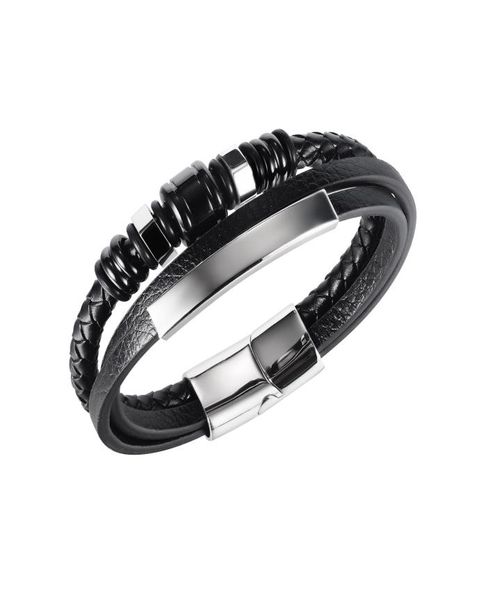 fashion multicolour braided leather bracelet men jewelry stainless steel male charm bangles for gifts1283468, Golden;silver
fashion multicolour braided leather bracelet men jewelry stainless steel male charm bangles for gifts1283468, Golden;silver