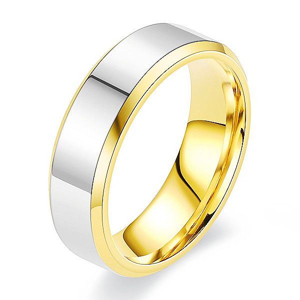 simple rings for men women stainless steel ring double color design jewelry for dad mom boyfriend girlfriend yw426, Silver
simple rings for men women stainless steel ring double color design jewelry for dad mom boyfriend girlfriend yw426, Silver