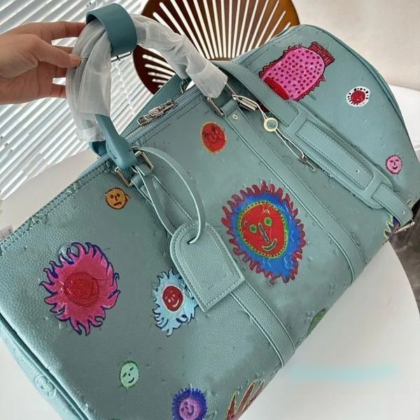 genuine leather sky blue knurling men's travel luggage women's crossbody handbag shoulder bag sport outdoor packs soft sided suitc
genuine leather sky blue knurling men's travel luggage women's crossbody handbag shoulder bag sport outdoor packs soft sided suitc