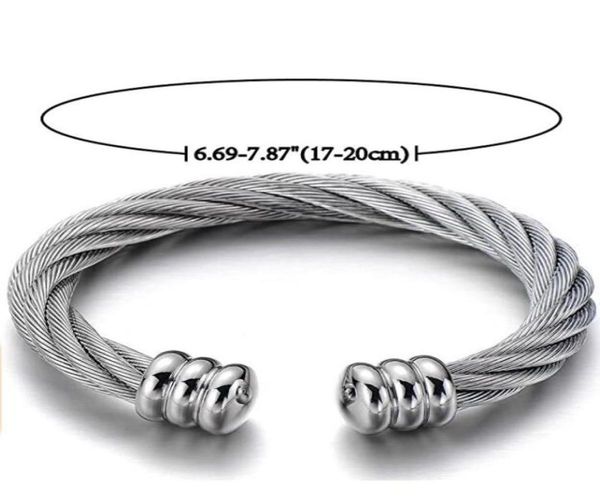 large elastic adjustable stainless steel twist cuff bangle bracelet for men women jewelry silver gold1372552, White
large elastic adjustable stainless steel twist cuff bangle bracelet for men women jewelry silver gold1372552, White