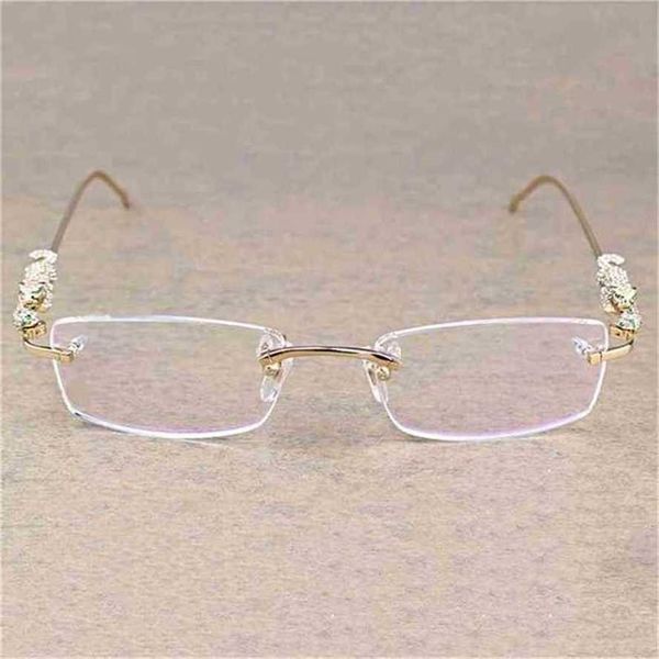 52% off sunglasses 2023 vintage leopard rimless clear stone transparent glasses frame luxury eyewear men accessories oculos eyeglasses 6384k, White;black
52% off sunglasses 2023 vintage leopard rimless clear stone transparent glasses frame luxury eyewear men accessories oculos eyeglasses 6384k, White;black