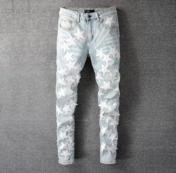 mens designer jeans star high elastics distressed ripped slim fit motorcycle biker denim for men s fashion black pants 20ss pour h7150948, Blue
mens designer jeans star high elastics distressed ripped slim fit motorcycle biker denim for men s fashion black pants 20ss pour h7150948, Blue