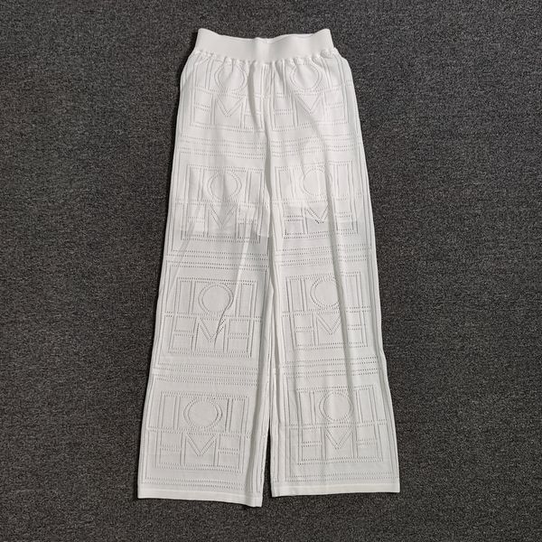 new t-oteme summer casual hollow out loose straight tube pants casual pants for women, Black;white
new t-oteme summer casual hollow out loose straight tube pants casual pants for women, Black;white