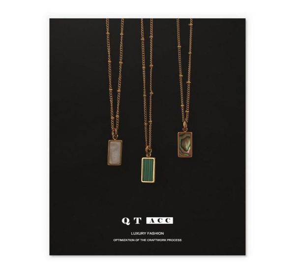 pendant necklaces shell malachite pendants stainless steel plated gold for women designer trendy party jewellery accessories 2021 5580772, Silver
pendant necklaces shell malachite pendants stainless steel plated gold for women designer trendy party jewellery accessories 2021 5580772, Silver