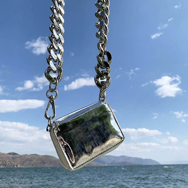 evening bags luxury women bag ins thick metal chain shoulder for mini coin purse fashion pack leather crossbody 230729
evening bags luxury women bag ins thick metal chain shoulder for mini coin purse fashion pack leather crossbody 230729