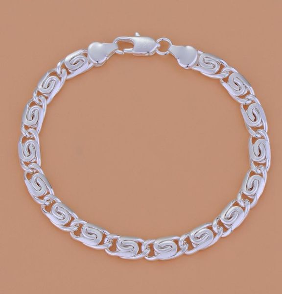 brand new 5mm 8inches 925 silver charm chain bracelet men jewelry 10pcs8260921, Black
brand new 5mm 8inches 925 silver charm chain bracelet men jewelry 10pcs8260921, Black