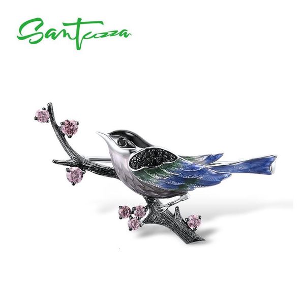 pins brooches santuzza silver brooch for women pure 925 sterling lovely magpie birds animal trendy fashion jewelry handmade enamel 230729, Gray
pins brooches santuzza silver brooch for women pure 925 sterling lovely magpie birds animal trendy fashion jewelry handmade enamel 230729, Gray