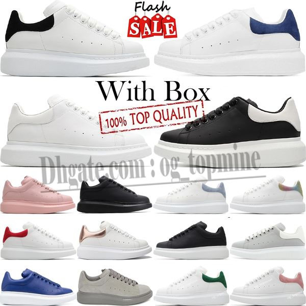 with box alexander''mqueen designer oversized sneaker mens women casual shoes white black leather velvet espadrilles flats lace up
with box alexander''mqueen designer oversized sneaker mens women casual shoes white black leather velvet espadrilles flats lace up