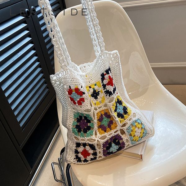 evening bags leftside women flower crochet fabric wrist bag designer knitting handmade hollow handbag and purse summer beach shoulder 230729
evening bags leftside women flower crochet fabric wrist bag designer knitting handmade hollow handbag and purse summer beach shoulder 230729