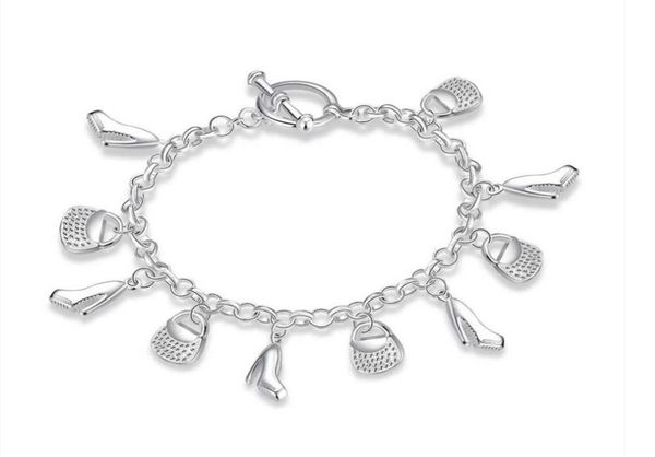 2021 new s 925 sterling silver women chain love gift charm bracelets fashion costume jewelry4842618, Black
2021 new s 925 sterling silver women chain love gift charm bracelets fashion costume jewelry4842618, Black