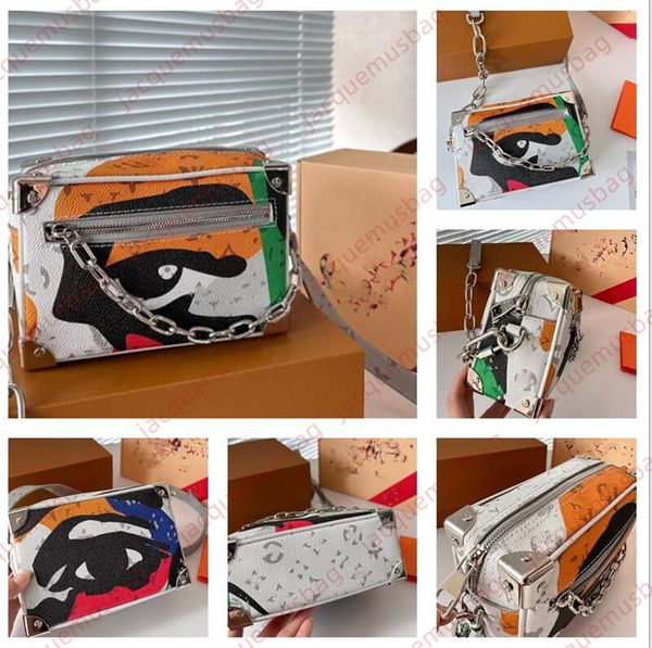 mini soft trunk bag designer handbag men chain box bags women shoulder crossbody wallet hobo purses rivet reinforce angle-wrapped satchels d
mini soft trunk bag designer handbag men chain box bags women shoulder crossbody wallet hobo purses rivet reinforce angle-wrapped satchels d