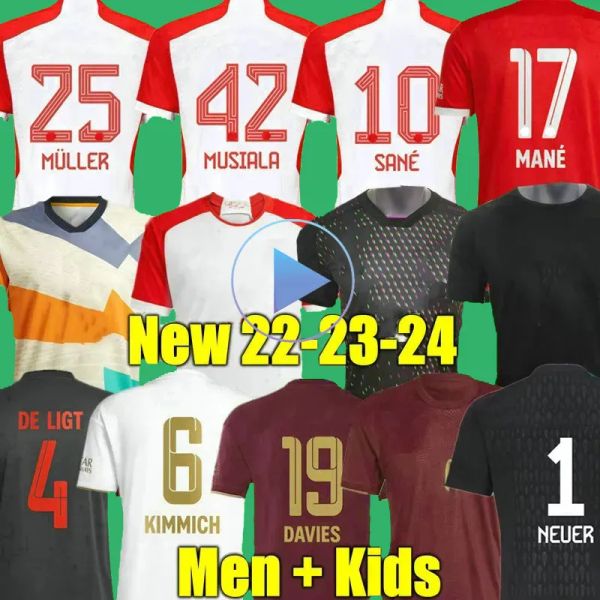 22 23 24 soccer jersey sane football shirt goretzka munich gnabry hernandez sane kimmich muller davies fans player men kids kit uniform joao, Black;yellow
22 23 24 soccer jersey sane football shirt goretzka munich gnabry hernandez sane kimmich muller davies fans player men kids kit uniform joao, Black;yellow