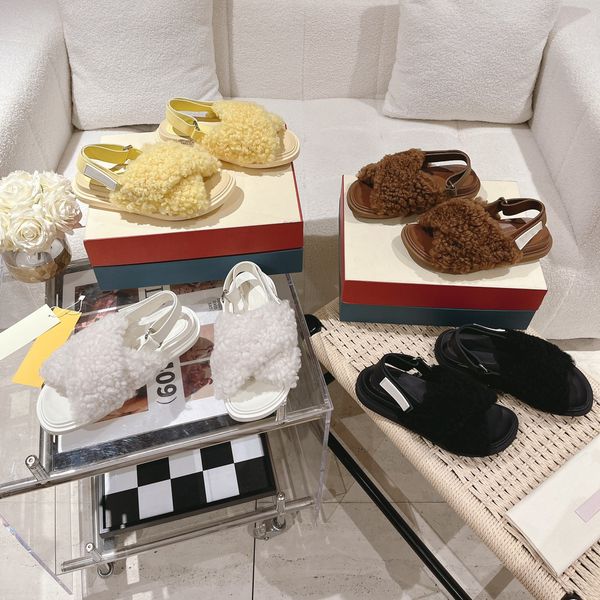 luxury horsehair slippers women trendy fur marn cross clogs sandals designer fashion genuine shearling wool flat heel outdoor fussbett sabot, Black
luxury horsehair slippers women trendy fur marn cross clogs sandals designer fashion genuine shearling wool flat heel outdoor fussbett sabot, Black