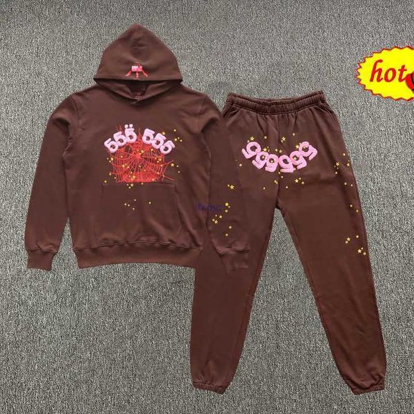 men's hoodies sweatshirts young thug foam print sp5der 555555 sweatshirt set brown fashion tracksuit spider web hoody sweatpants suit 0, Black
men's hoodies sweatshirts young thug foam print sp5der 555555 sweatshirt set brown fashion tracksuit spider web hoody sweatpants suit 0, Black