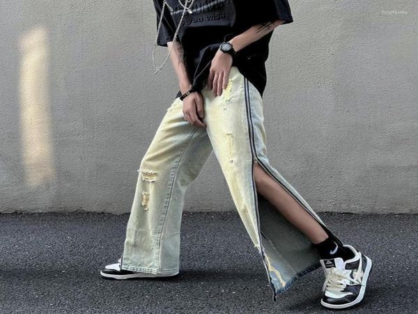 men039s jeans side zip split design for mens fashion trends couples streetwear teenage straight leg denim pants boyfriend style3395521, Blue
men039s jeans side zip split design for mens fashion trends couples streetwear teenage straight leg denim pants boyfriend style3395521, Blue