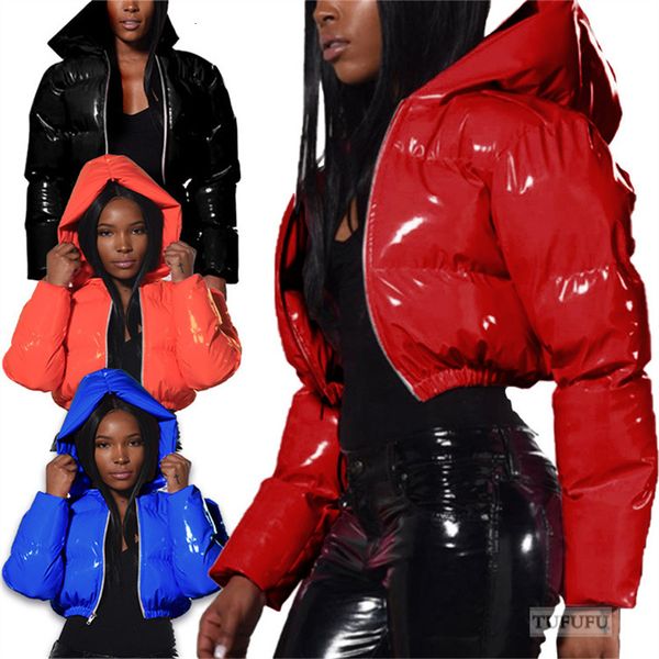 women s jackets fashion cute women bright pu pink puffer jacket winter warm bubble coats shiny leather parkas down zipper cropped 230729, Black;brown
women s jackets fashion cute women bright pu pink puffer jacket winter warm bubble coats shiny leather parkas down zipper cropped 230729, Black;brown