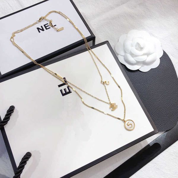 ring accessories diamond luxury designer necklace flowers clover bangle women fashionable new trend paired with doublelayer hanging circular, Silver
ring accessories diamond luxury designer necklace flowers clover bangle women fashionable new trend paired with doublelayer hanging circular, Silver