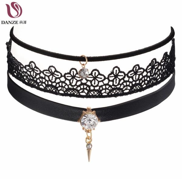 whole danze 3 pcs set steampunk crystal stone pendant leather necklaces for women vintage lace choker necklace fashion jewelr7763433, Golden;silver
whole danze 3 pcs set steampunk crystal stone pendant leather necklaces for women vintage lace choker necklace fashion jewelr7763433, Golden;silver