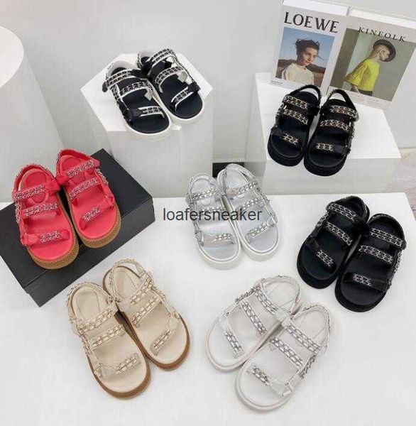 2021 luxury designer women sandals summer leisure sofe leather chain thick-soled height-enhancing solid casual shoes all-match fashion with, Black
2021 luxury designer women sandals summer leisure sofe leather chain thick-soled height-enhancing solid casual shoes all-match fashion with, Black