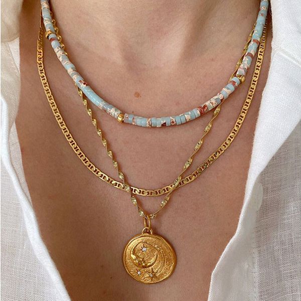 greece 18k gold plated natural stone fashion jewelry necklaces pendant necklace, Silver
greece 18k gold plated natural stone fashion jewelry necklaces pendant necklace, Silver