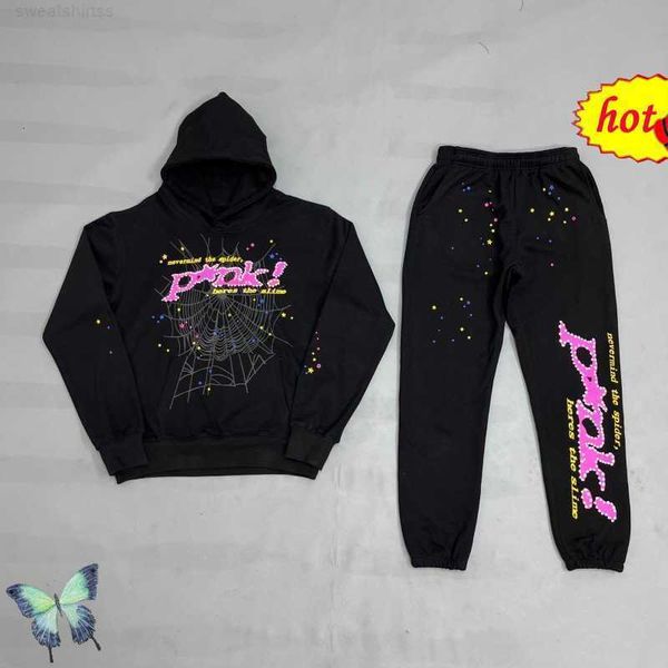 men's hoodies sweatshirts black sp5der tracksuit 555555 foam print pink drill diamonds spider hoodie sweatshirt set men women sp5der sw
men's hoodies sweatshirts black sp5der tracksuit 555555 foam print pink drill diamonds spider hoodie sweatshirt set men women sp5der sw