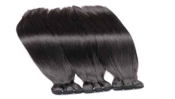 double drawn bone straight human vrigin hair weaves 1 bundles thick ends5112467, Black
double drawn bone straight human vrigin hair weaves 1 bundles thick ends5112467, Black