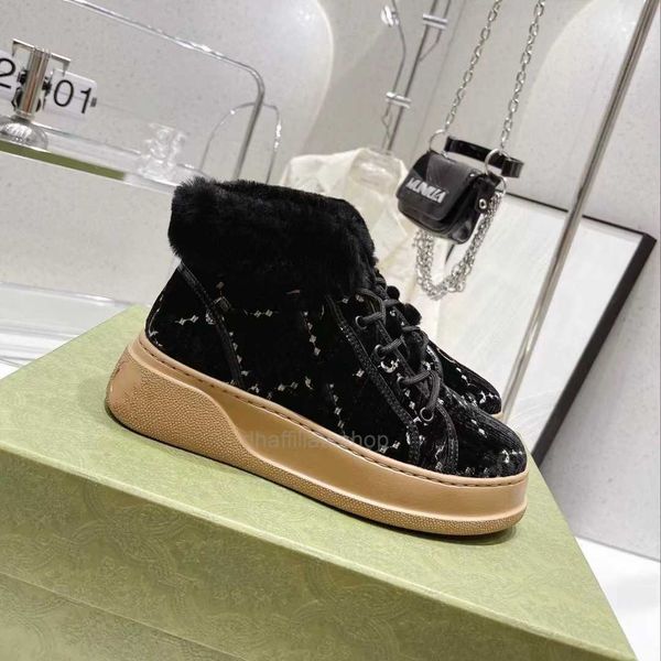 gguch boots designer shoes new snow boots thick soled high women's autumn and winter round head lace up shoes velvet thin martin, Black
gguch boots designer shoes new snow boots thick soled high women's autumn and winter round head lace up shoes velvet thin martin, Black