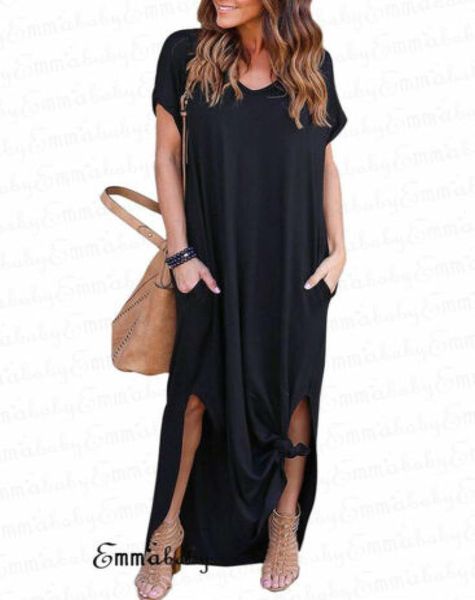 casual long maxi dress vneck m4xl plus size s women elegant dress short sleeve floor length summer5860148, Black;gray
casual long maxi dress vneck m4xl plus size s women elegant dress short sleeve floor length summer5860148, Black;gray