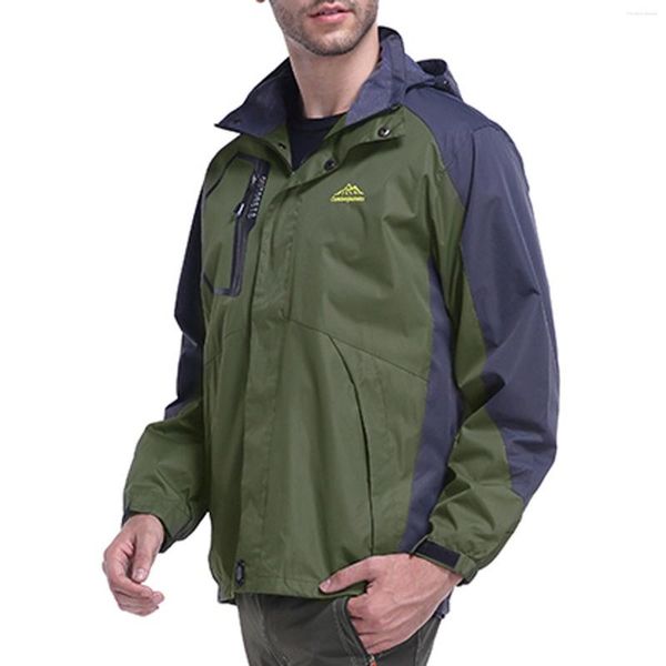 rain jacket men waterproof hiking jackets autumn outdoor sports camping coat climbing trekking windbreaker travel green, Black;brown
rain jacket men waterproof hiking jackets autumn outdoor sports camping coat climbing trekking windbreaker travel green, Black;brown