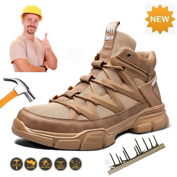 safety shoes lightweight mens safety shoes steel toe cap breathable work boots anti-smash male construction indestructible sneaker 230729, Black;brown
safety shoes lightweight mens safety shoes steel toe cap breathable work boots anti-smash male construction indestructible sneaker 230729, Black;brown