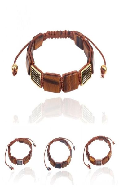 natural stone bracelet tiger eye rectangle bead black cz beads braided macrame bracelets for men women jewelry gifts4452820, Golden;silver
natural stone bracelet tiger eye rectangle bead black cz beads braided macrame bracelets for men women jewelry gifts4452820, Golden;silver
