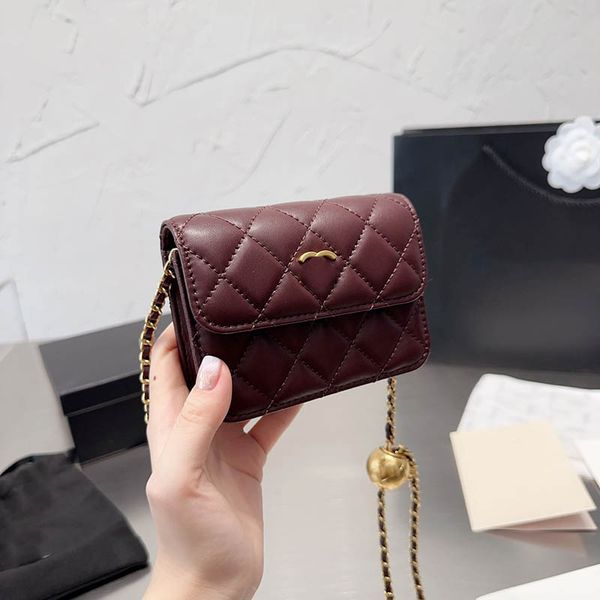 mini golden ball women flap shoulder bag diamond lattice leather quilted classic coin purse luxury handbag shopping travel crossbody bag tre
mini golden ball women flap shoulder bag diamond lattice leather quilted classic coin purse luxury handbag shopping travel crossbody bag tre