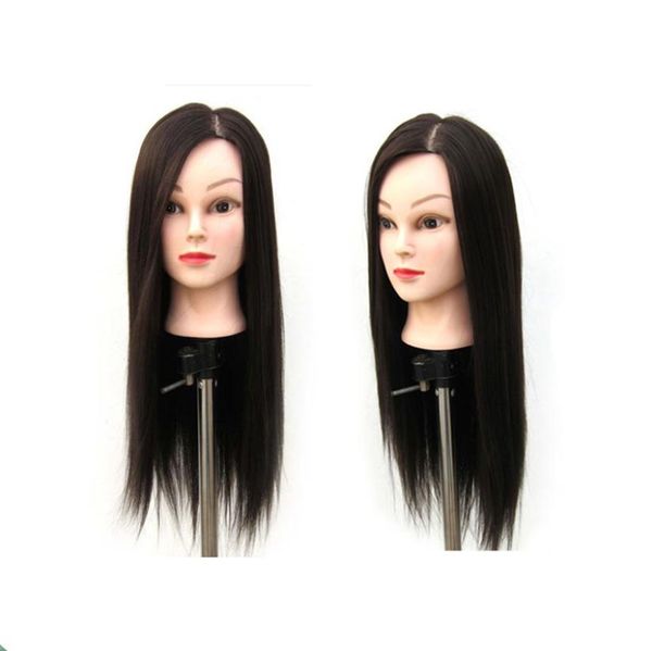 24quot mannequin head with hair high temperature fiber hairdresser training head manikin cosmetology head table clamp stand inc1772323, White
24quot mannequin head with hair high temperature fiber hairdresser training head manikin cosmetology head table clamp stand inc1772323, White