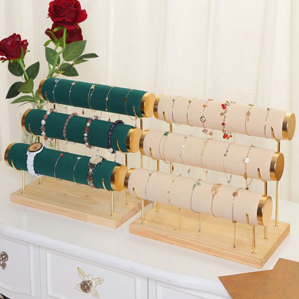 jewelry stand ly metal wooden 3layers detachable bracelet watch display rack decoration stand for bangle hairclip decor accessories 230728, Black
jewelry stand ly metal wooden 3layers detachable bracelet watch display rack decoration stand for bangle hairclip decor accessories 230728, Black