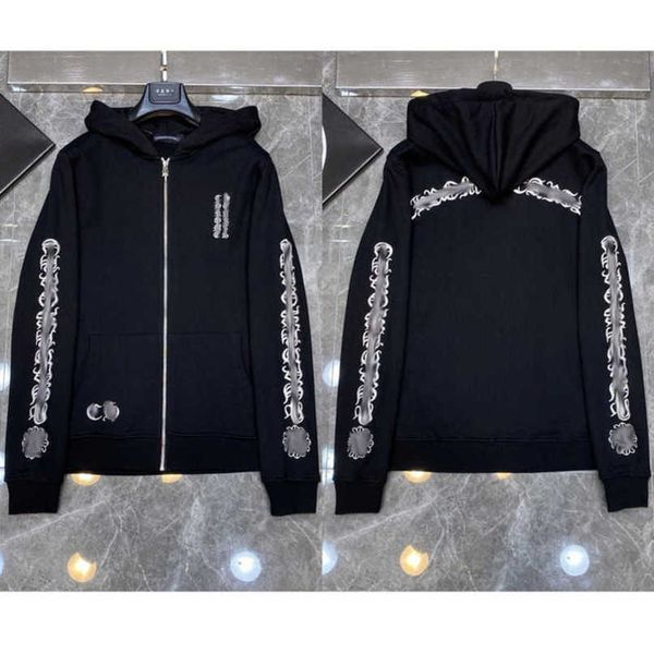 men's fashion luxury sweatshirts jackets brand hoodies zipper hooded men women designers sanskrit horseshoe cross pullover sweater hood, Black
men's fashion luxury sweatshirts jackets brand hoodies zipper hooded men women designers sanskrit horseshoe cross pullover sweater hood, Black
