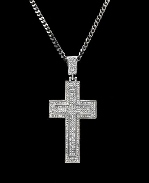 men catholic silver gold plated pendant necklace fashion rock style double crucifix clear stone christian jewelry for women men4646352
men catholic silver gold plated pendant necklace fashion rock style double crucifix clear stone christian jewelry for women men4646352
