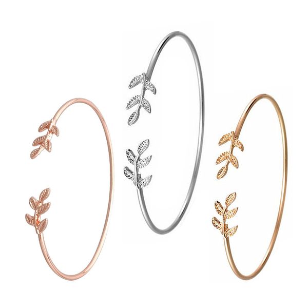 new leaf cuff bracelets for women punk personality open bangle cuff bracelet pulseiras pulseira feminin tiny hand jewelry, Black
new leaf cuff bracelets for women punk personality open bangle cuff bracelet pulseiras pulseira feminin tiny hand jewelry, Black