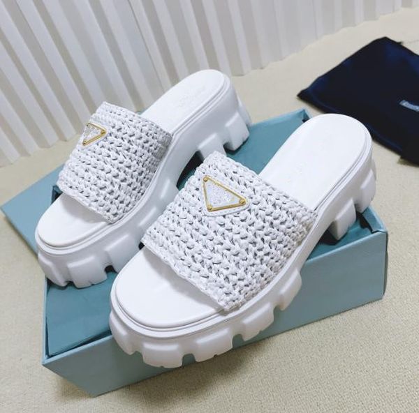designer women knit platform slippers and sandals metal triangle open-toed female casual lady platform slippers black white flip-flops beach
designer women knit platform slippers and sandals metal triangle open-toed female casual lady platform slippers black white flip-flops beach