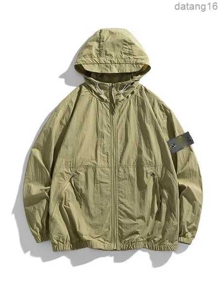 stone jacket outerwear designer badges zipper shirt loose style spring autumn mens breathable portable street clothing island thin dli6, Black;brown
stone jacket outerwear designer badges zipper shirt loose style spring autumn mens breathable portable street clothing island thin dli6, Black;brown