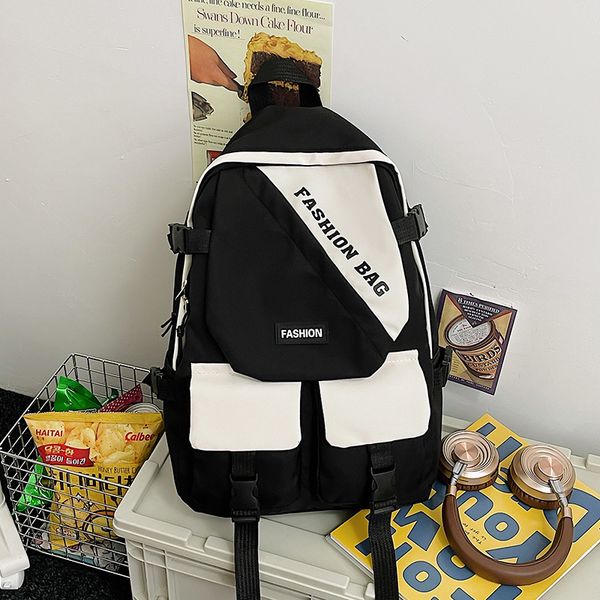 school bags waterproof nylon women backpack female travel bag backpacks schoolbag for teenage girls solid color bookbag mochila 230729
school bags waterproof nylon women backpack female travel bag backpacks schoolbag for teenage girls solid color bookbag mochila 230729
