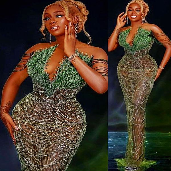 2023 aso ebi green sheath prom dress lace beaded evening formal party second reception birthday engagement gowns dresses robe de soiree zj78, Black
2023 aso ebi green sheath prom dress lace beaded evening formal party second reception birthday engagement gowns dresses robe de soiree zj78, Black