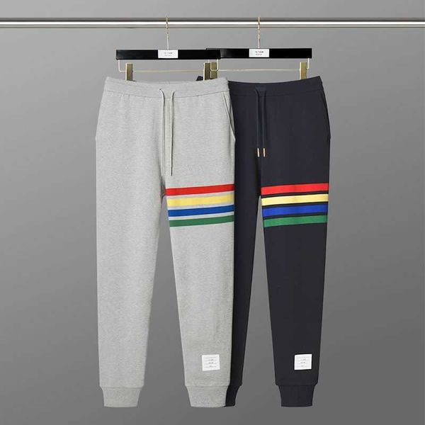 yarn dyed color stripe four bar spring autumn new trend slim trousers for men and women couple costume casual sports pants, Black;brown
yarn dyed color stripe four bar spring autumn new trend slim trousers for men and women couple costume casual sports pants, Black;brown