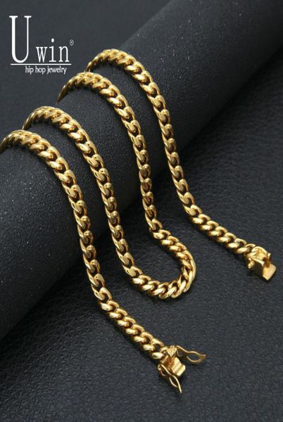 uwin 8mm miami cuban curb link chain stainless steel gold silver men039s hip hop link necklace 10mm 12mm 14mm7937061
uwin 8mm miami cuban curb link chain stainless steel gold silver men039s hip hop link necklace 10mm 12mm 14mm7937061