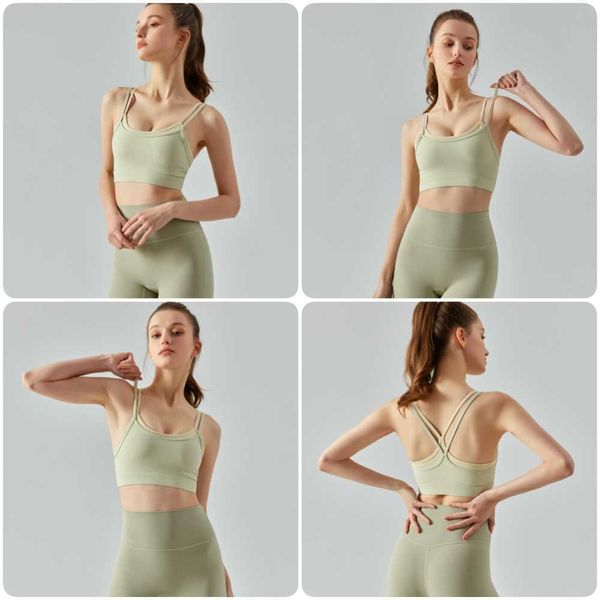 ll-01 fake two contrast sports bra women yoga bra with chest pads nakedness y-shaped beauty back vest running fitness gym top
ll-01 fake two contrast sports bra women yoga bra with chest pads nakedness y-shaped beauty back vest running fitness gym top